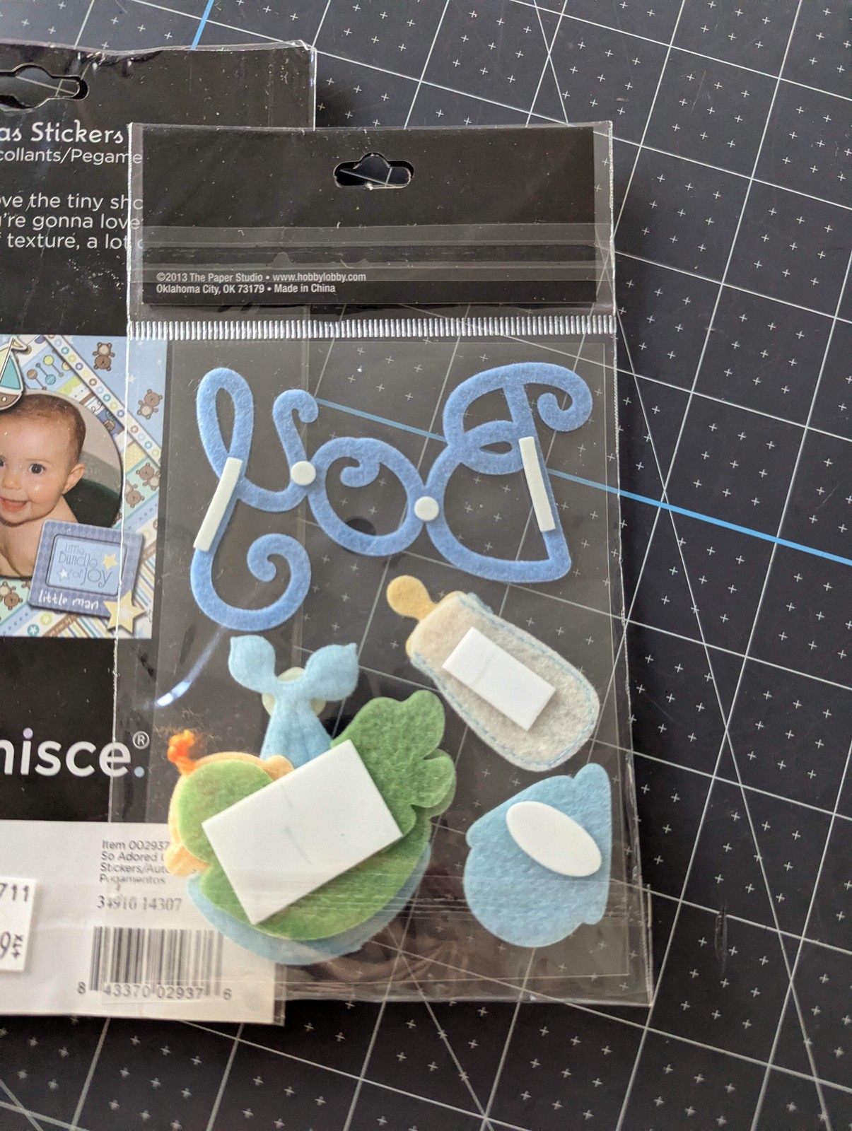 Welcome Baby Boy Sticker Bundle