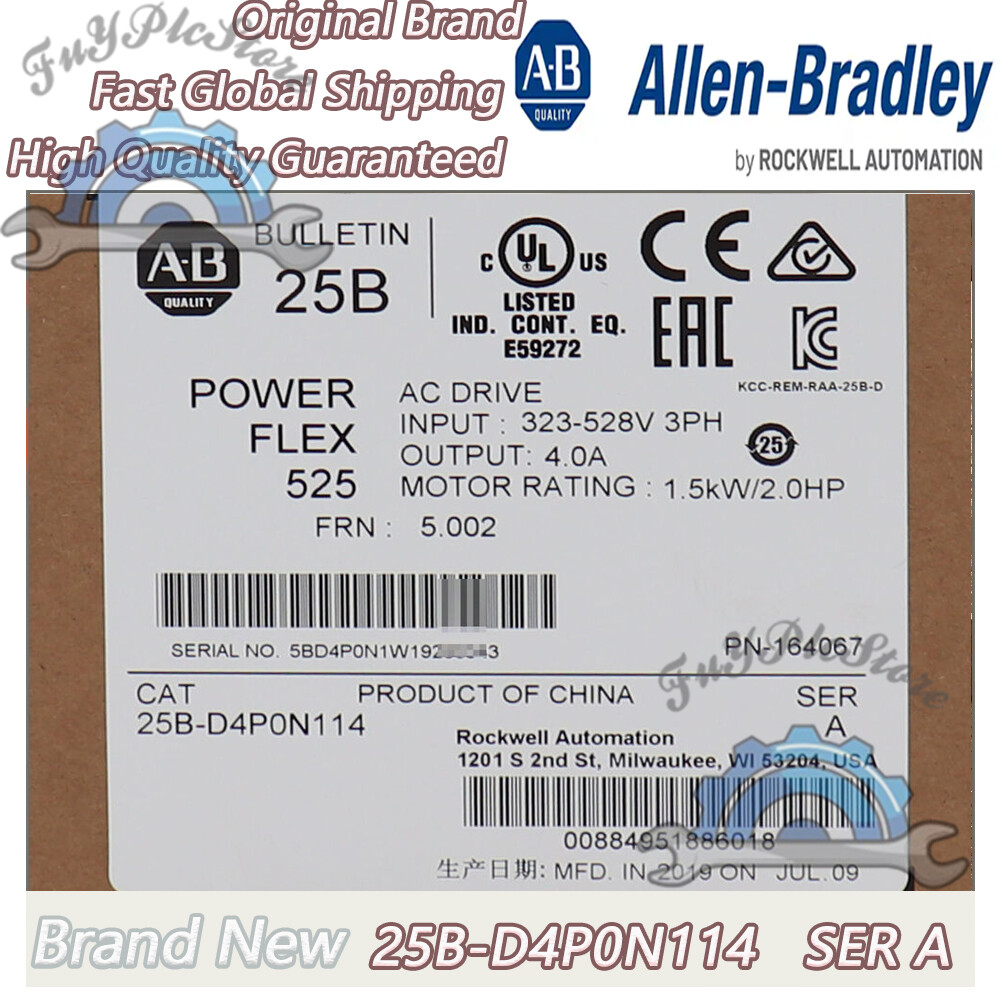 AB 25B-D4P0N114 Ser A Brand New Quality Guaranteed Free Ship