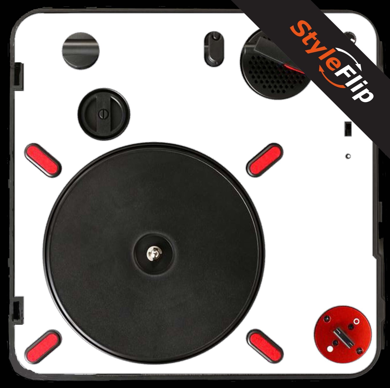 Numark PT 01 Scratch Skin | Color White | Protective Decal | StyleFlip Skins