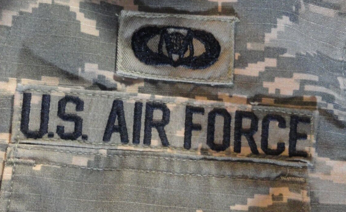 USAF U.S. AIR FORCE ABU TIGER STRIPE CAMO MATERNITY UTILITY UNIFORM JACKET MS