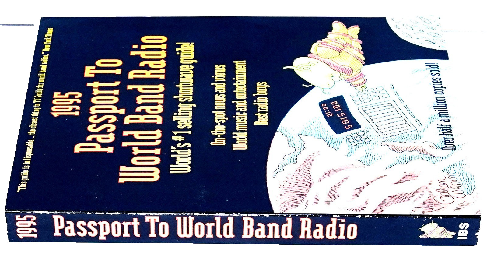 1995 Passport to World Band Radio Book - Stations Frequencies Reviews Stories #1