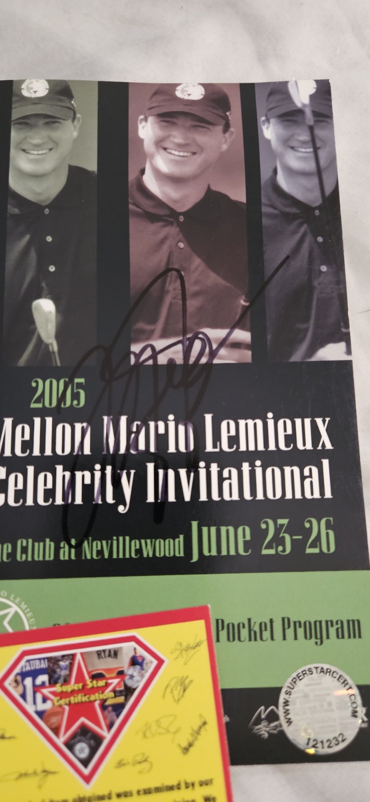 Michael Jordan autographed 2005 Celebrity Golf Tournament Program NBA w/COA