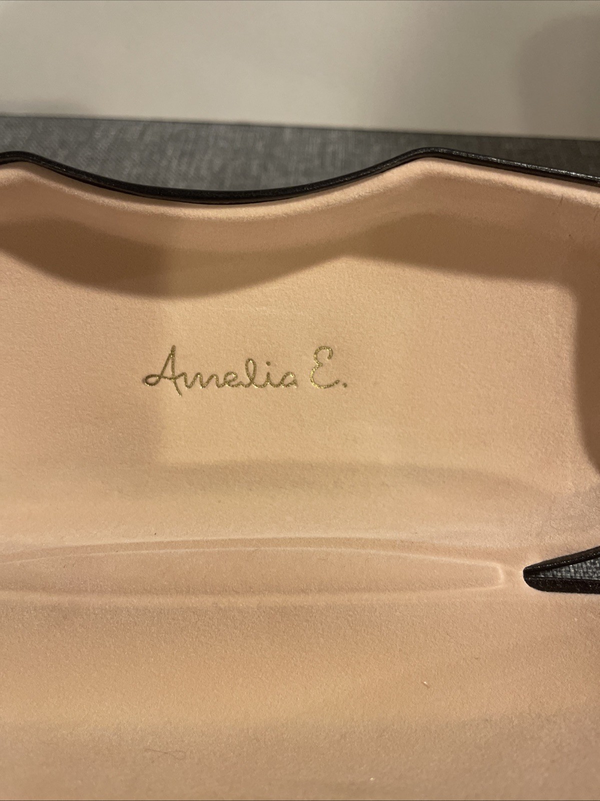 Amelia E. EYEGLASS CASE USED