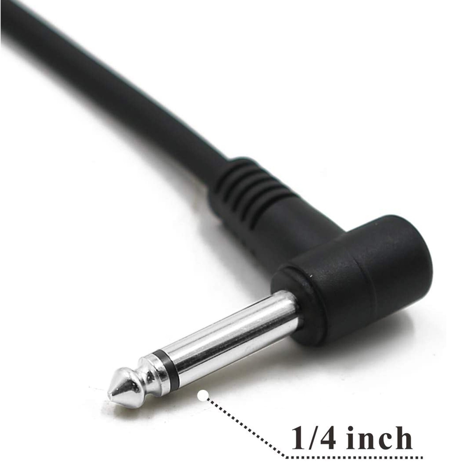 Hakka 6 pack 12'' Guitar Effect Pedal Board 1/4 Instrument Patch Cord Cables