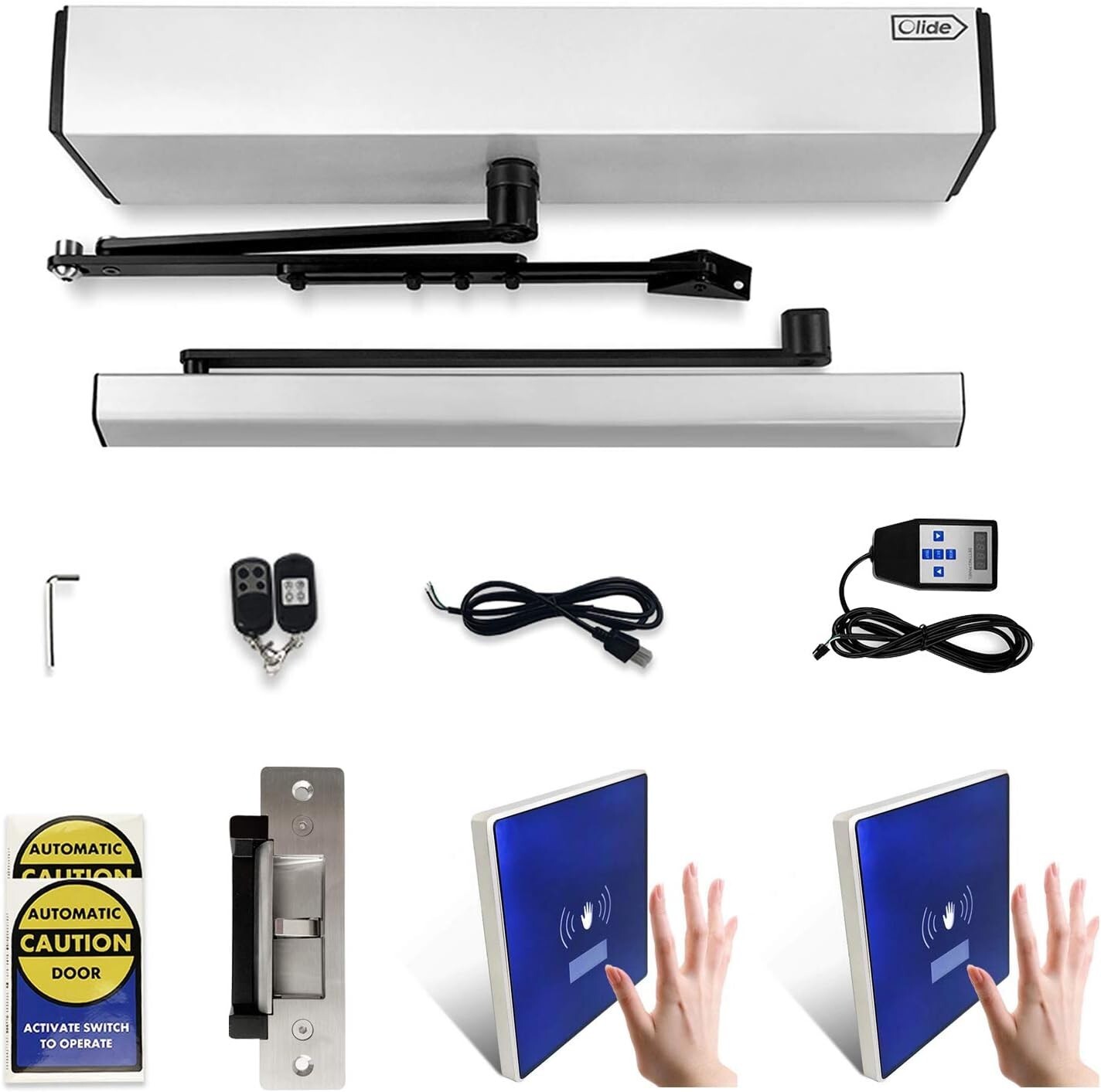 Automatic Contactless Swing Door Opener with Hand Sensor and Eletric Strike