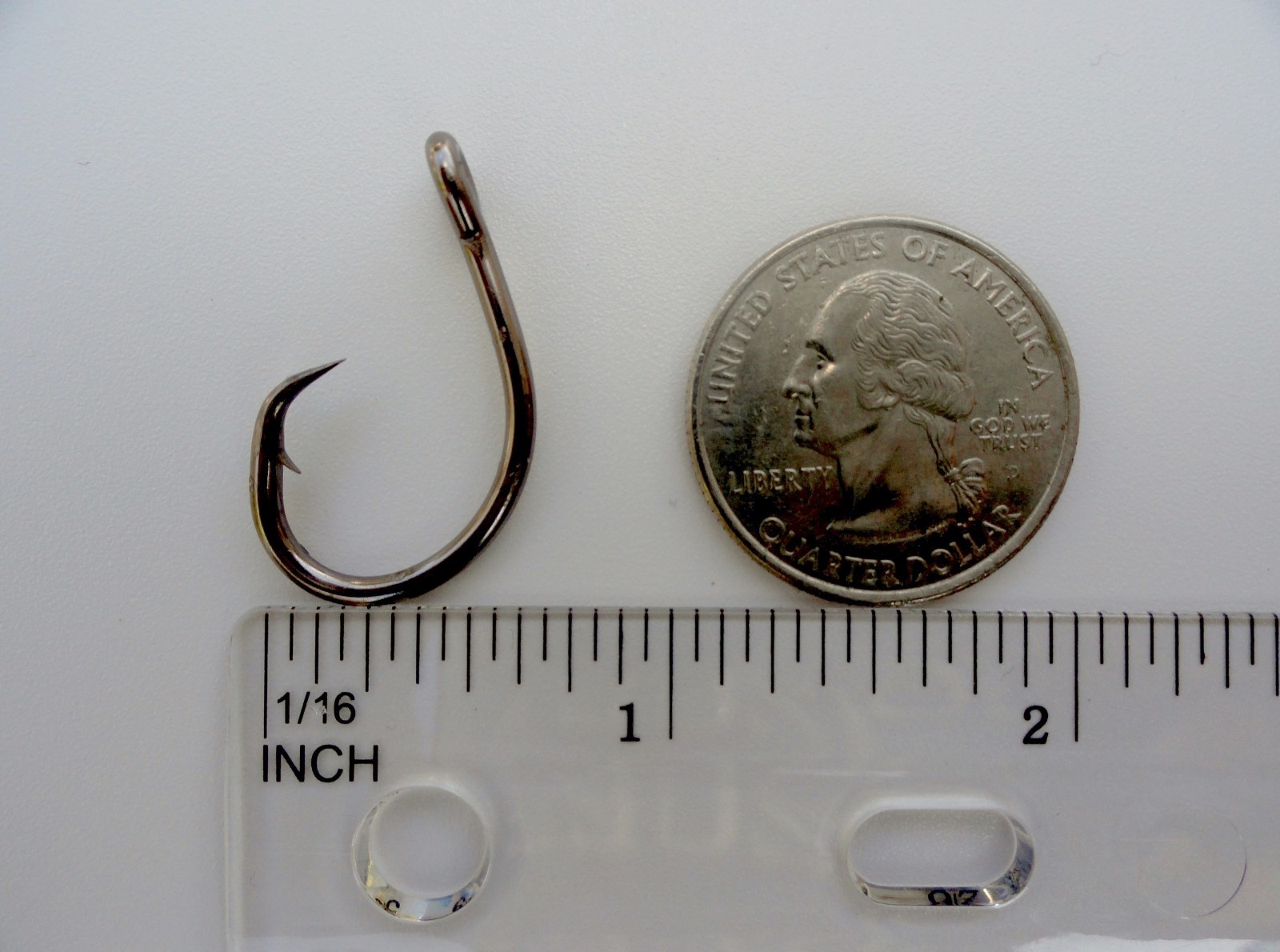 4X Strong Circle Hooks Size 1/0 Black Nickel Fishing Hooks 24 to 120 Pieces