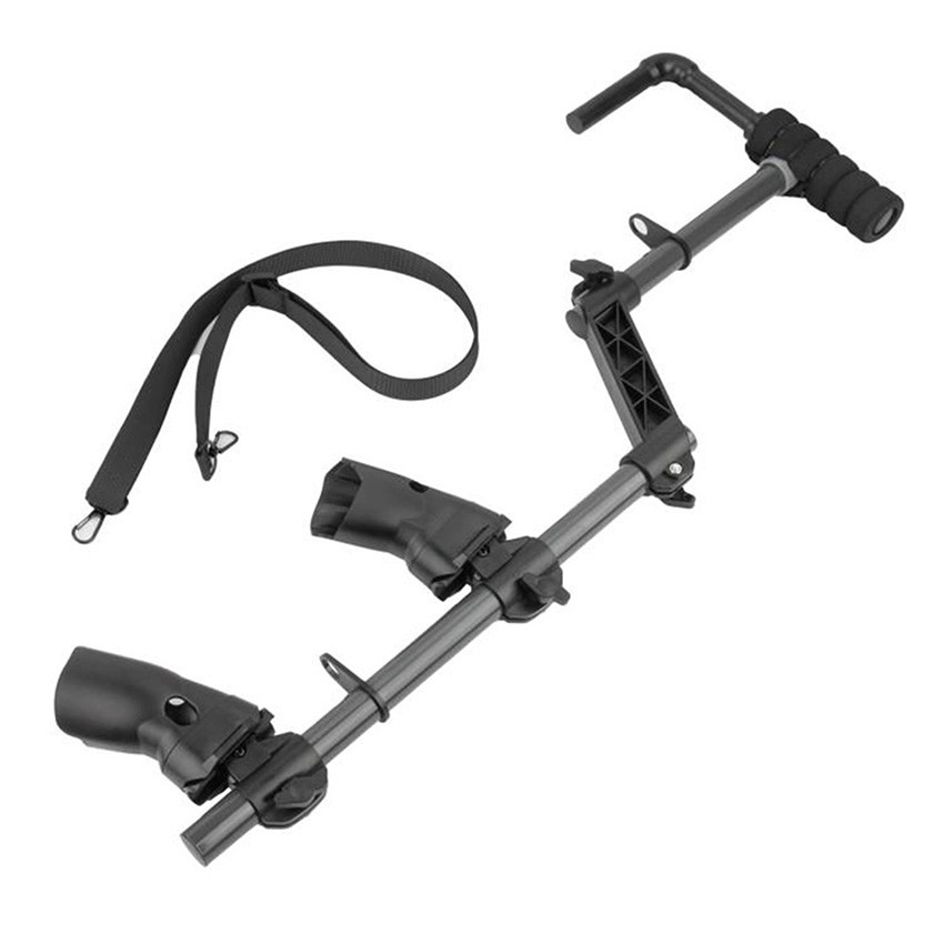 VR Shooting Game Stand Controller Grip Magnetic Stock Adapter for Quest 3 / 3S