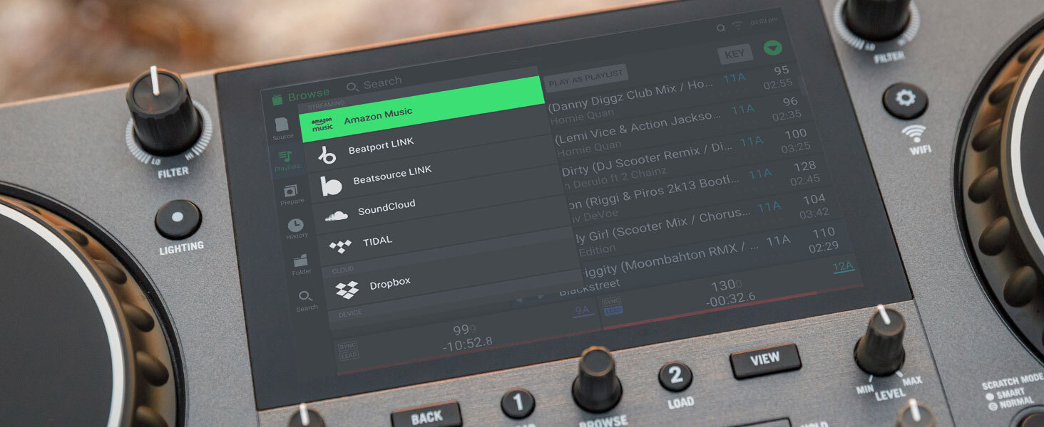 Numark Mixstream Pro Go Battery Powered Standalone Controller