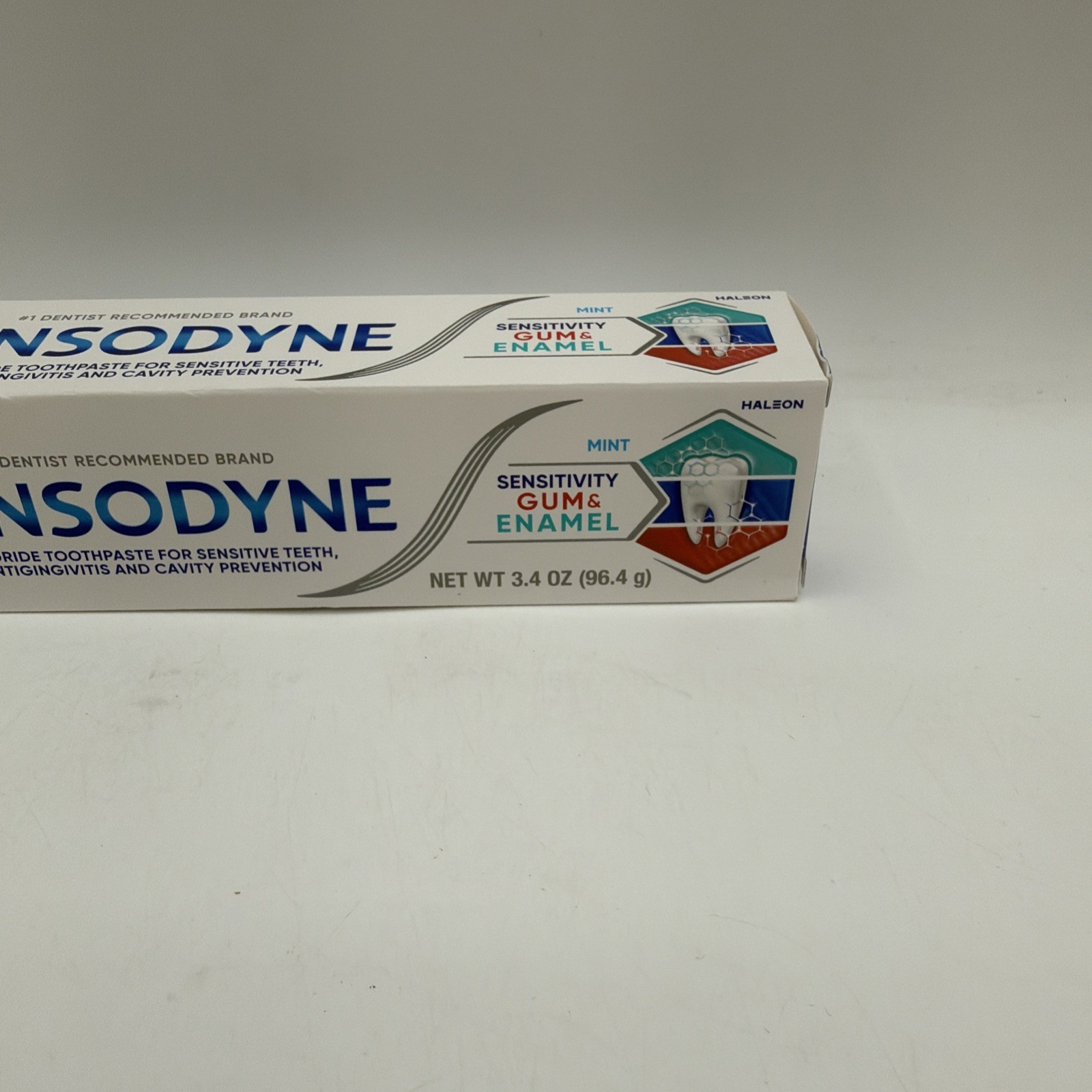 Sensodyne Toothpaste Sensitivity Gum & Enamel Mint 3.4 Ounce 2 Pack