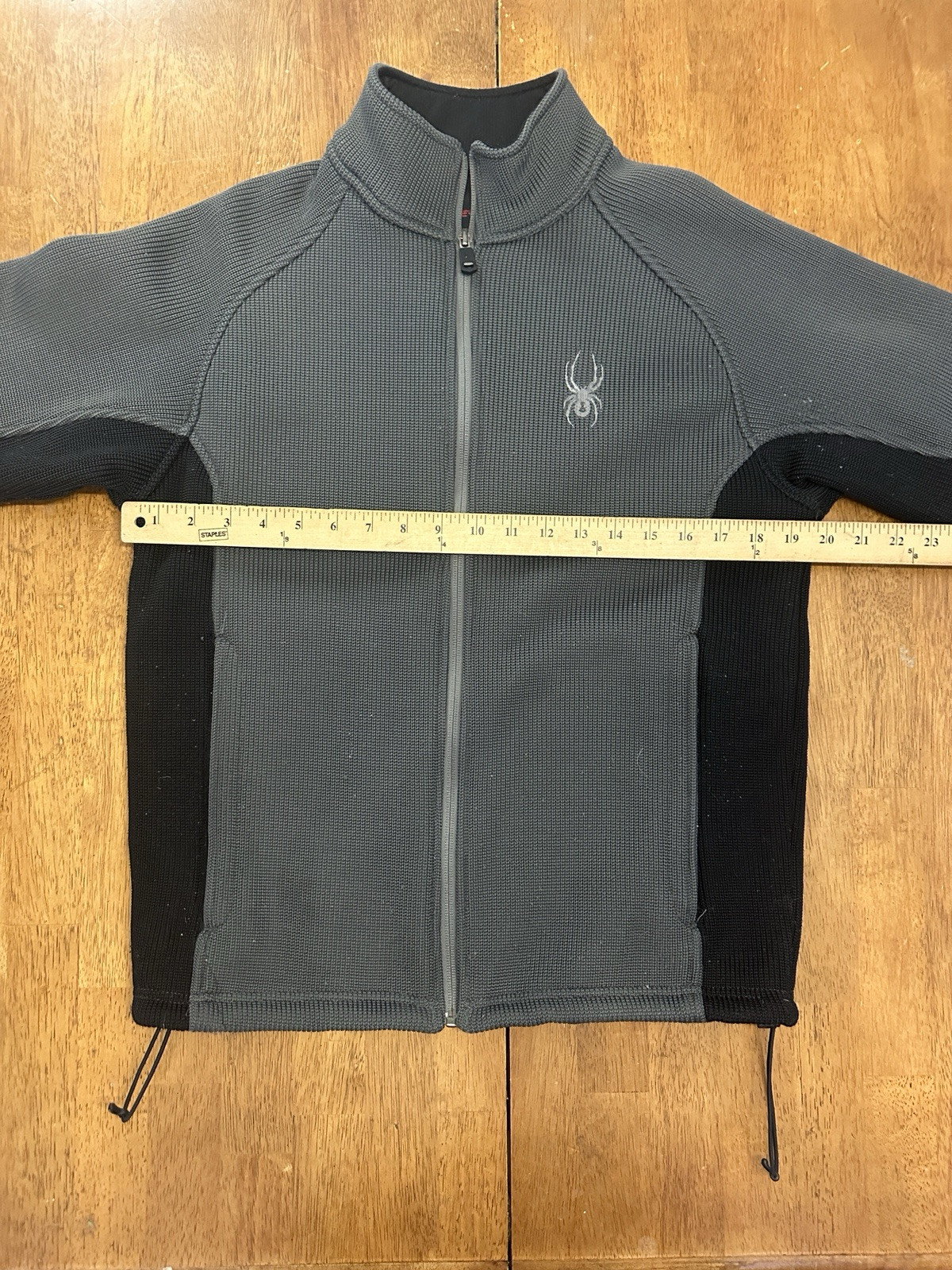 Spyder Full Zip Jacket Small Gray