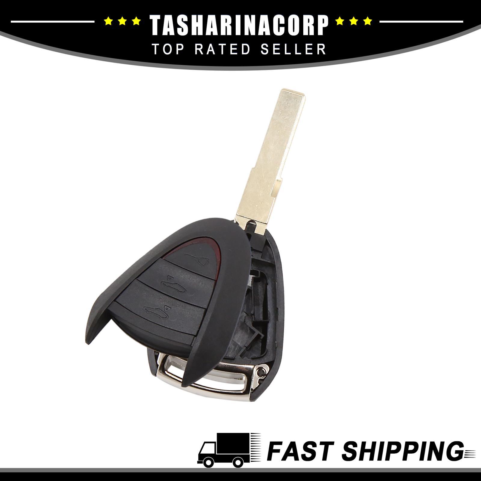 Piece of 1 Key Remote Fob Keyless Cover Fit for Porsche Boxster 987 Cayman 911