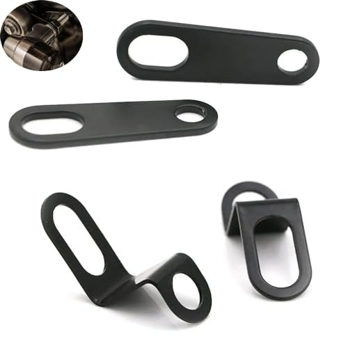 4 Pack Motorcycle Rear Turn Signal Mounting Bracket Lamp Light Relocation