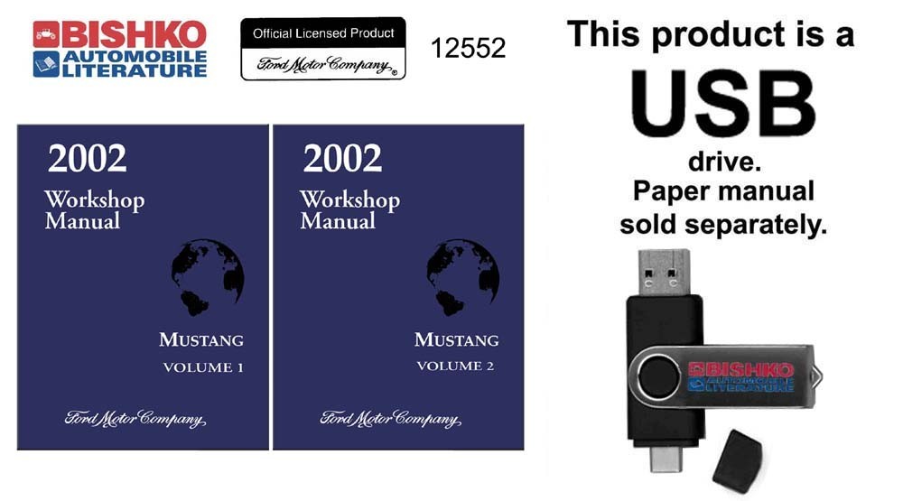 2002 Ford Mustang Factory Shop Service Manual