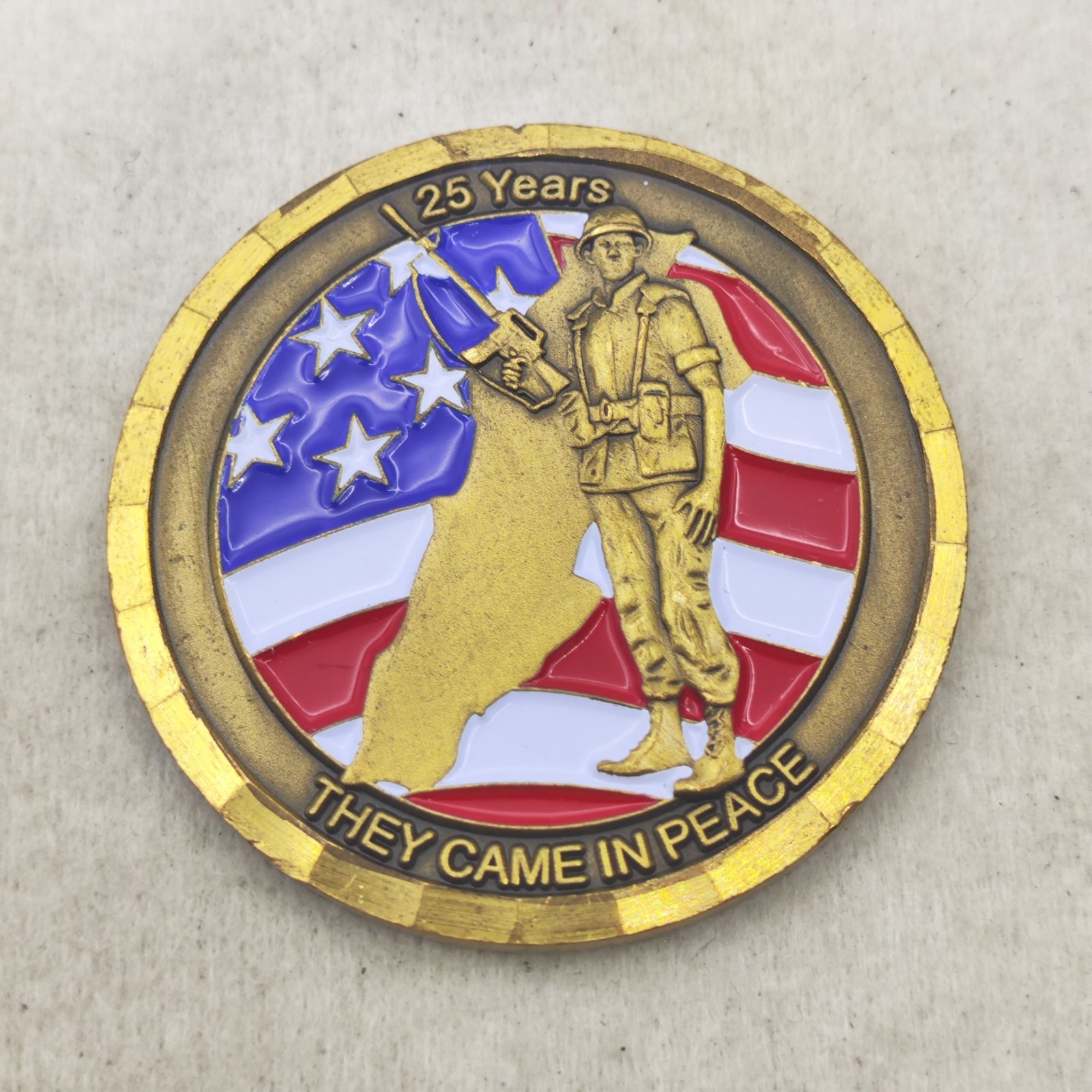 Beirut Barracks Bombing 25th Anniversary Memorial Challenge Coin