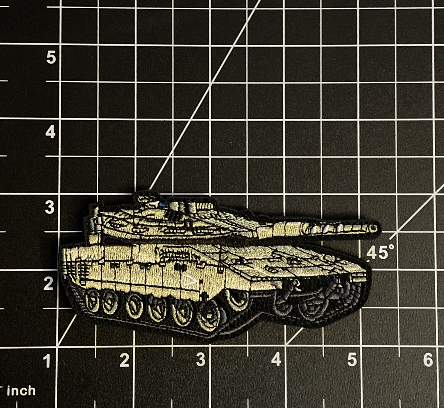 Merkava Mark 4 IDF Tank Army Main Battle Tactical Patch Hook Loop Backing