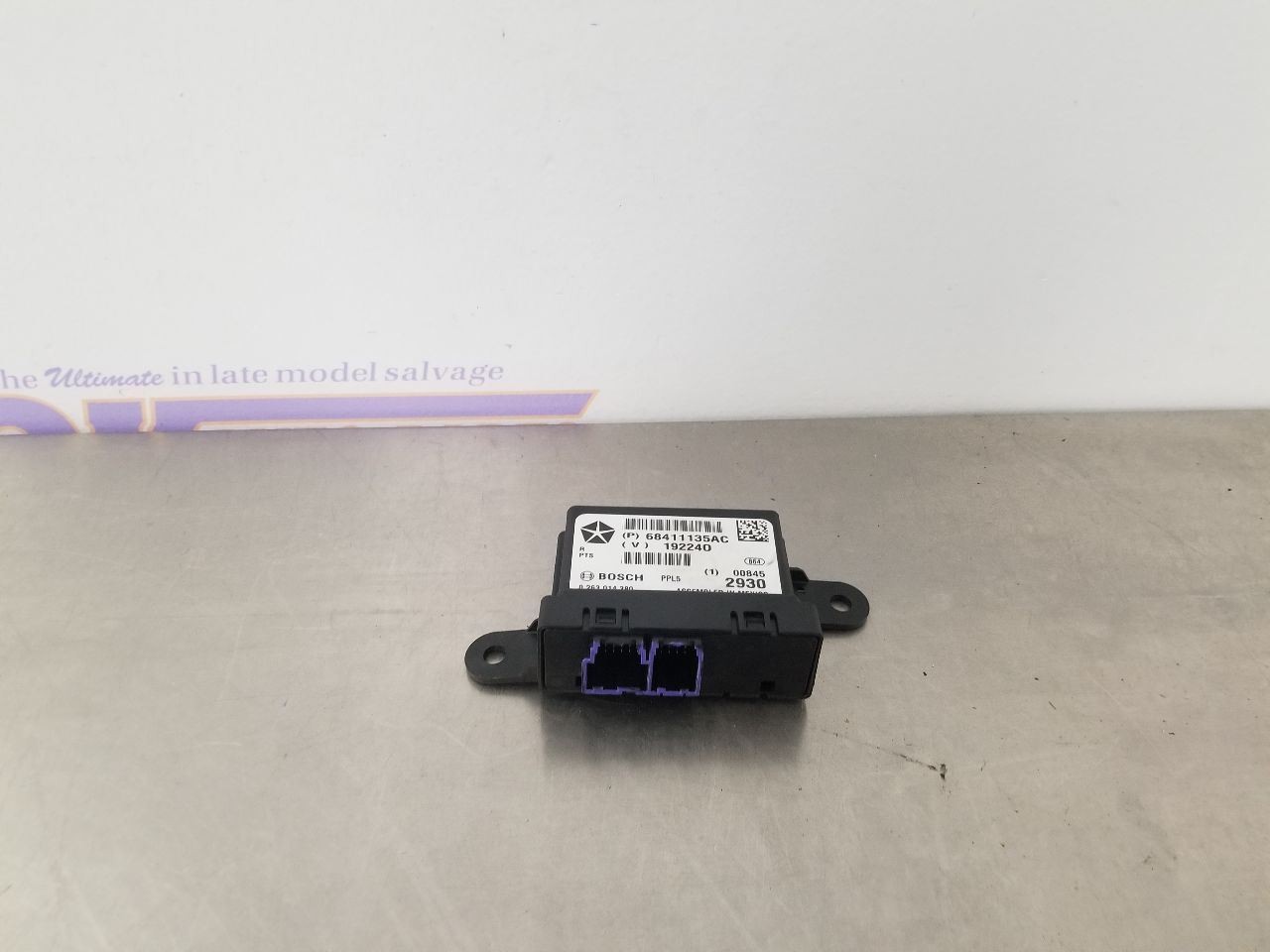 21 2021 DODGE DURANGO SXT PLUS DRIVER PARK ASSIST CONTROL MODULE 68411135AC