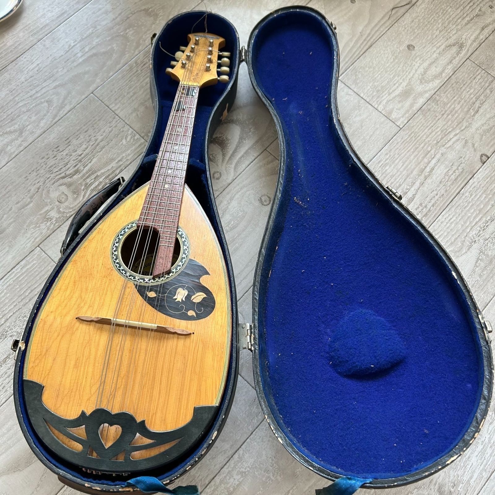 Suzuki Violin No.203 1962 Mandolin with Hard Case Vintage Rare Collectible #9844