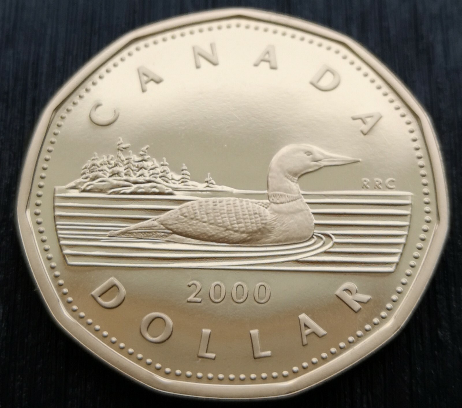 ***  CANADA  LOONIE  2000  *** PROOF  ULTRA   HEAVY   CAMEO *** BETTER  DATE ***