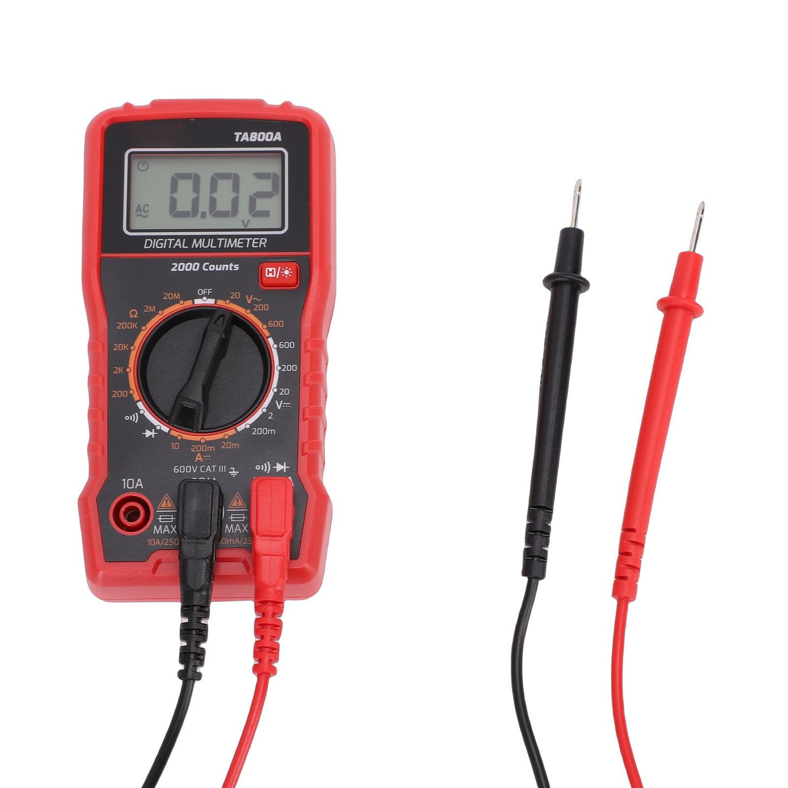 TA800A Digital Multimeter with True for rms and NCV Detection for Professional