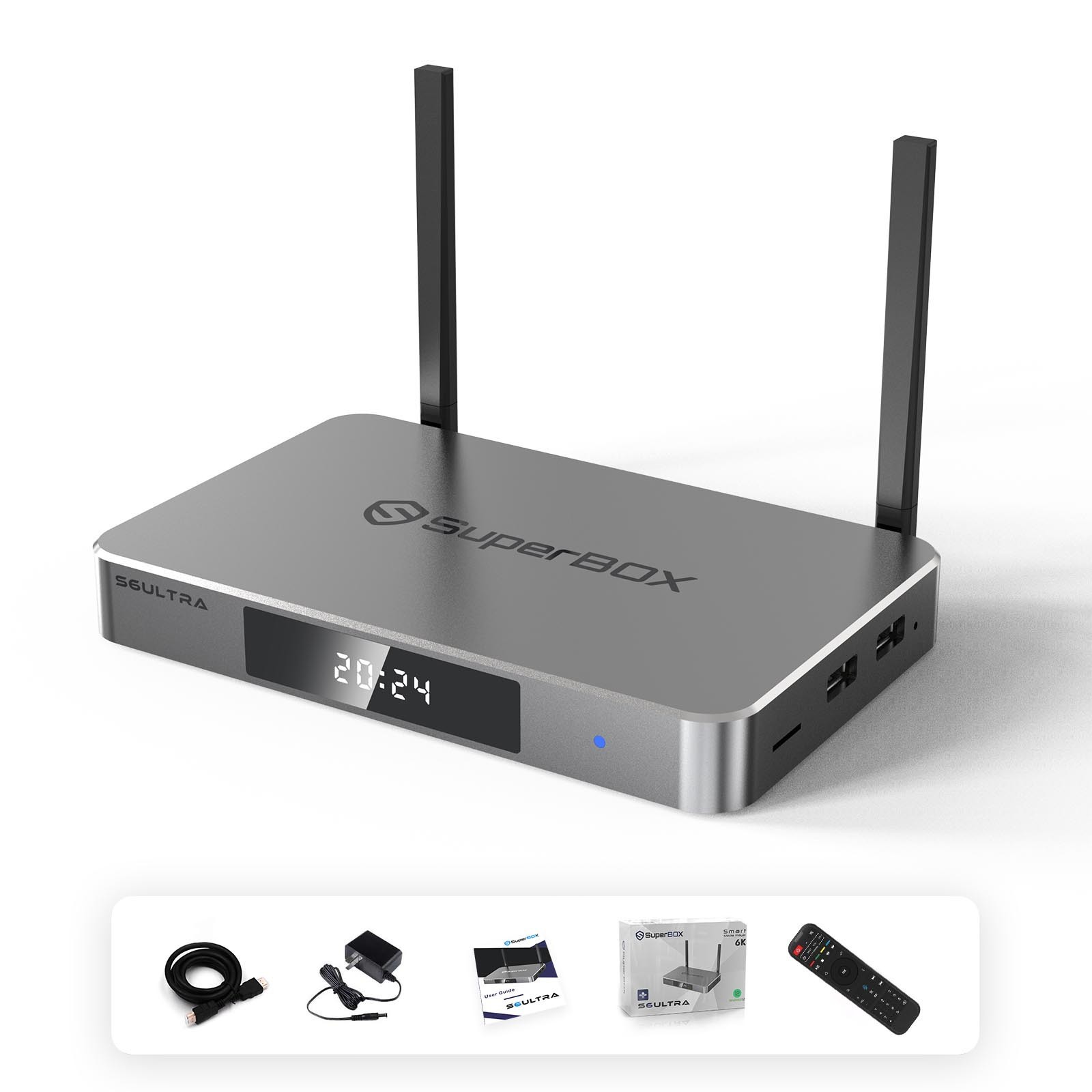 SuperBox S6 Ultra Streaming Media Player - Authorized Distributor -Ship Same Day