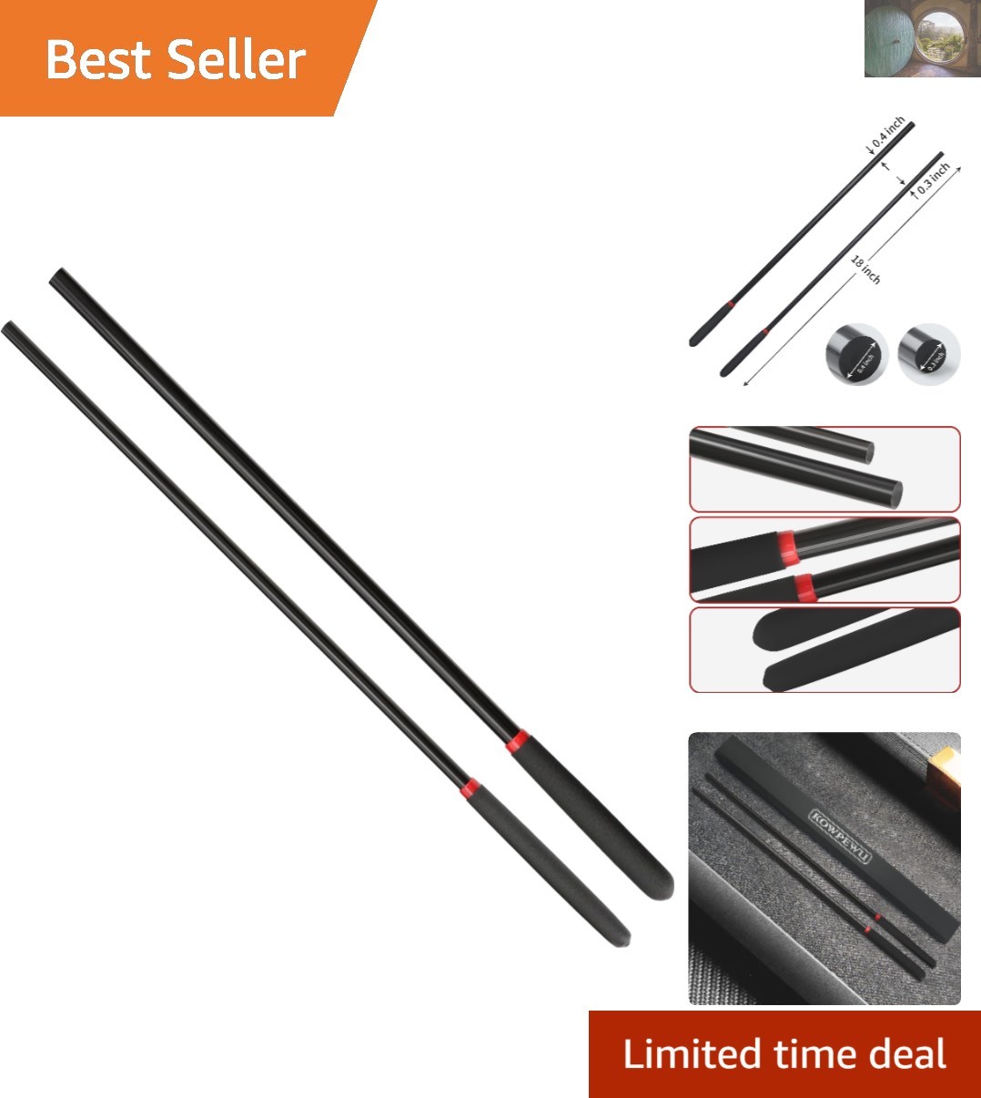 Lightweight 2-Piece Horse Riding Crop Set - 18 Inches of Precision & Style