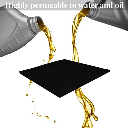 22'' Square No Splatter Pad, Oil Drain Splash Pad Fits Most Oil 1 PCS 22 IN