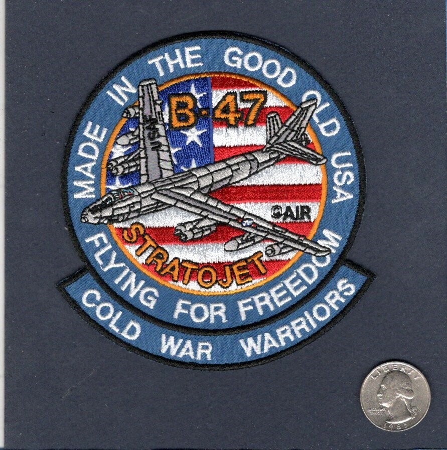 B-47 RB-47 STRATOJET SAC Strategic Air Command USAF Boeing Bomber Squadron Patch