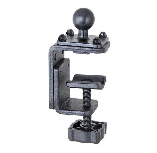 25mm/1" Ball Table Desk Counter Top C-Clamp Base Adjustable Mount /3.25" Opening