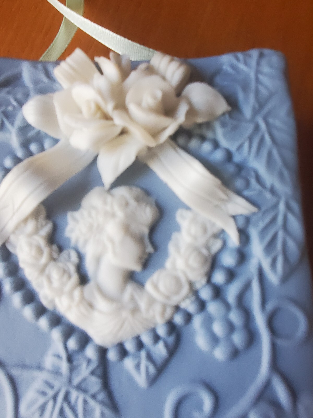 JTS International Jasperware Trinket Box or Holder