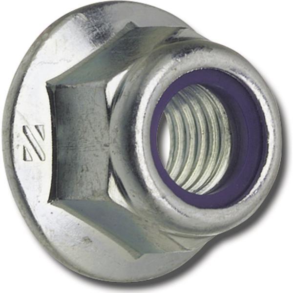 (5) 1/2-13 Nylon Insert Hex Flange Lock nuts / Stop nut / Nyloc 1/2x13