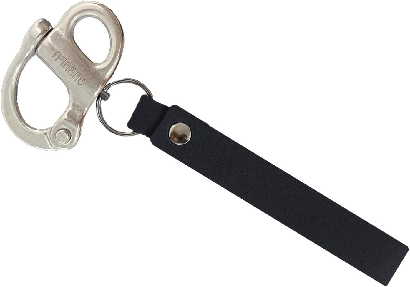 SCBA Mask Quick Release Shackle with Leather Handle for Firefighter, Marine Grad