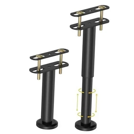 2 Pcs Adjustable Height Bed Support Legs 7.08-12.6 inch, 7.08-12.6 inch (2pcs)
