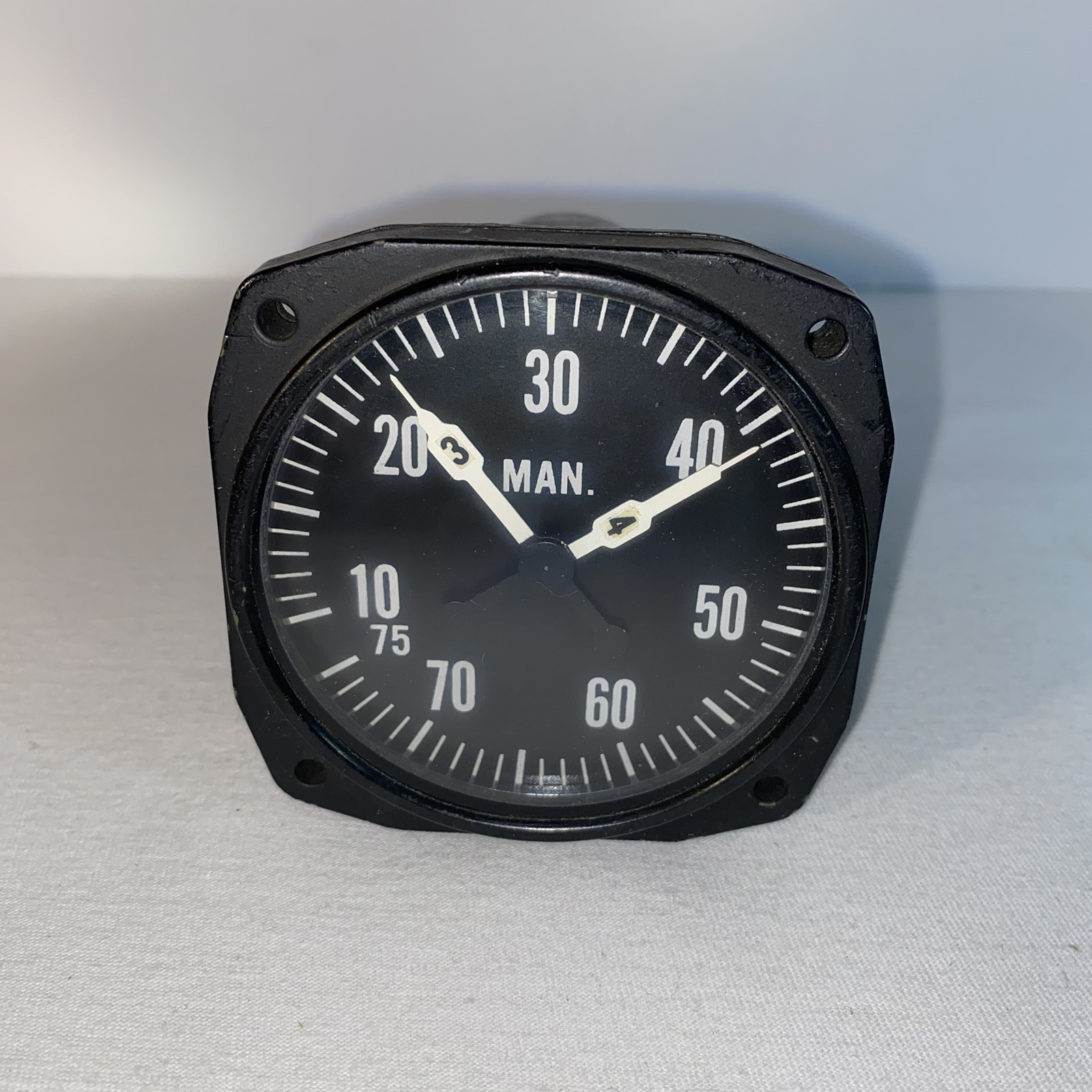 Vintage Bendix Aviation Dual Autosyn Gauge Serial #12331
