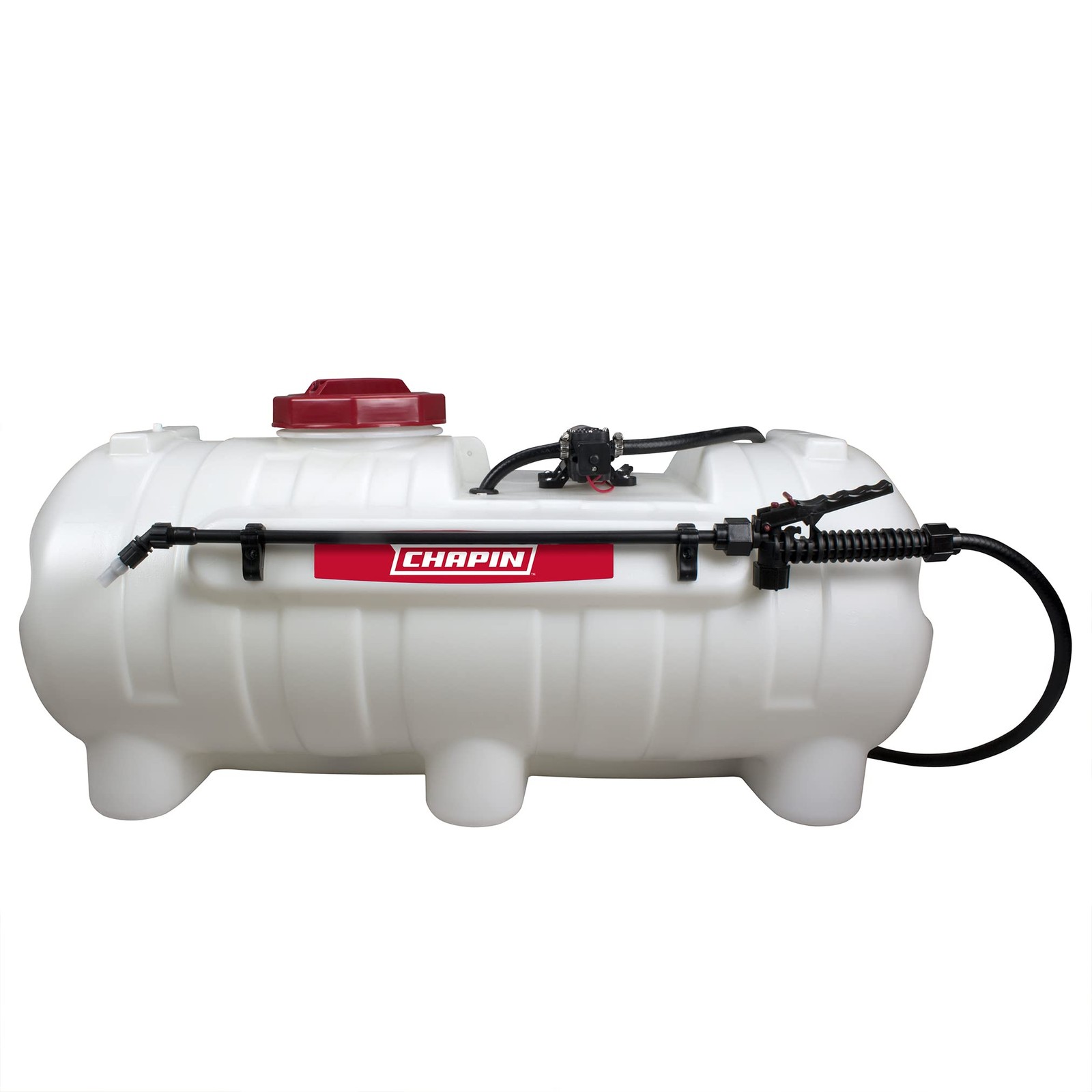 Spot Sprayer 25 Gallon 12V ATV UTV Mounted Chapin 97400E Translucent White Volt