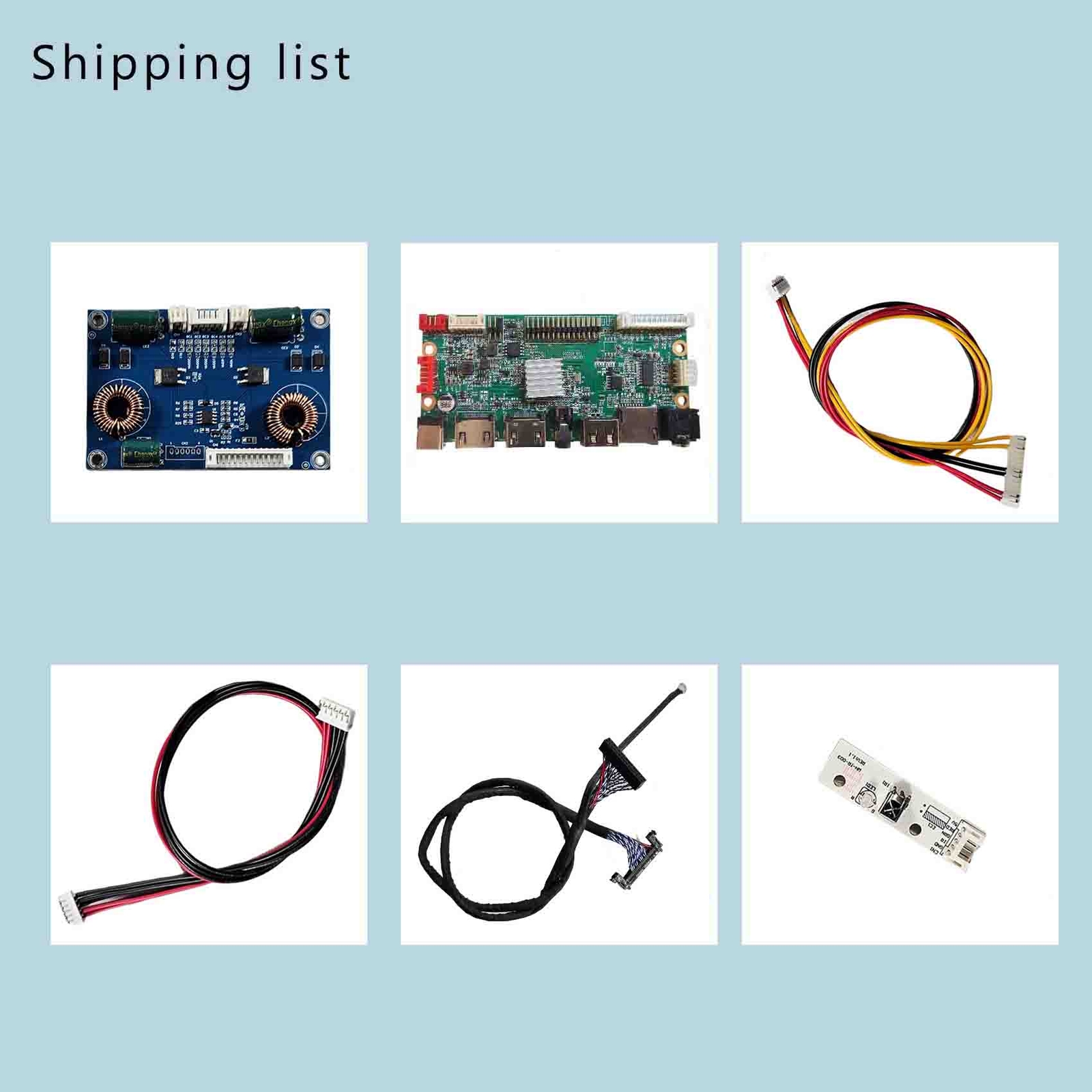 HD USB AV LCD Controller Board For 28inch 1920x360DV280FBM-NB0 LCD Screen