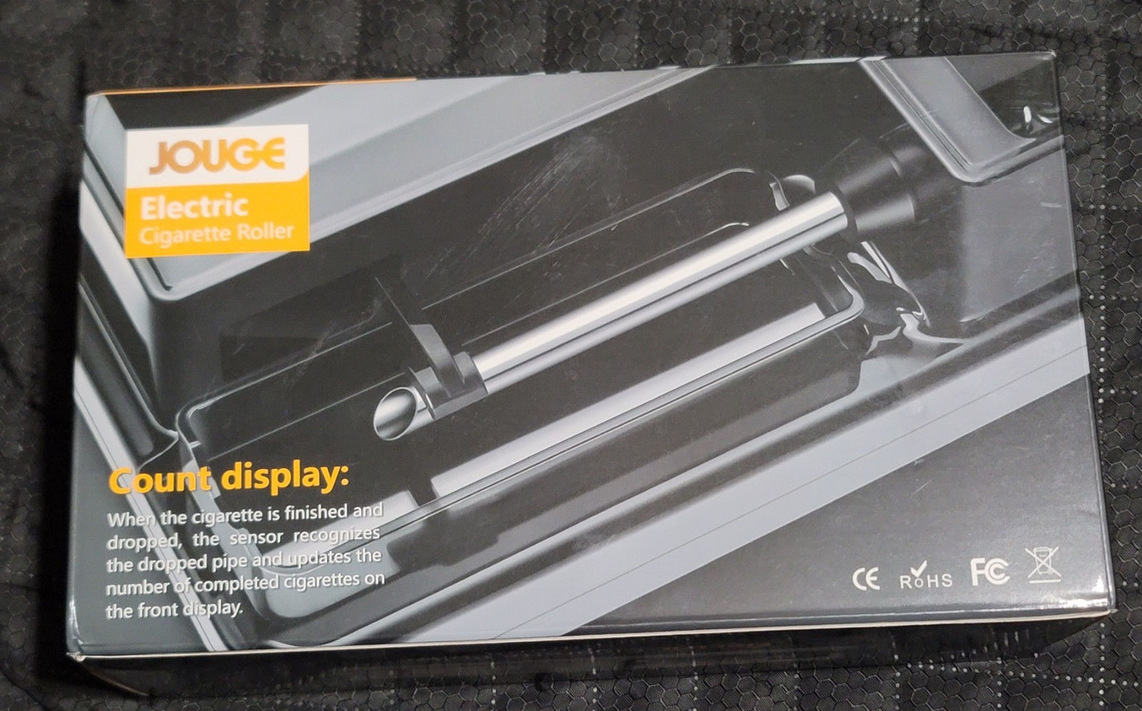 Jouge Electric Cigarette Roller Complete Set Box Count Display