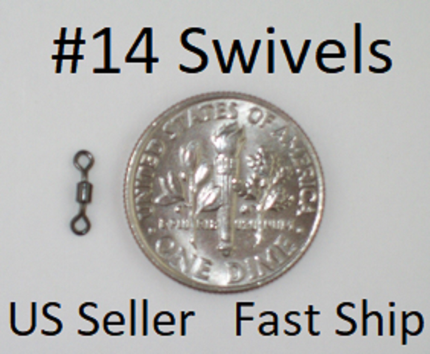40 Premium #14 Leader Micro Mini Rolling Swivels Fly Fish or Finesse +FREE SHIP!