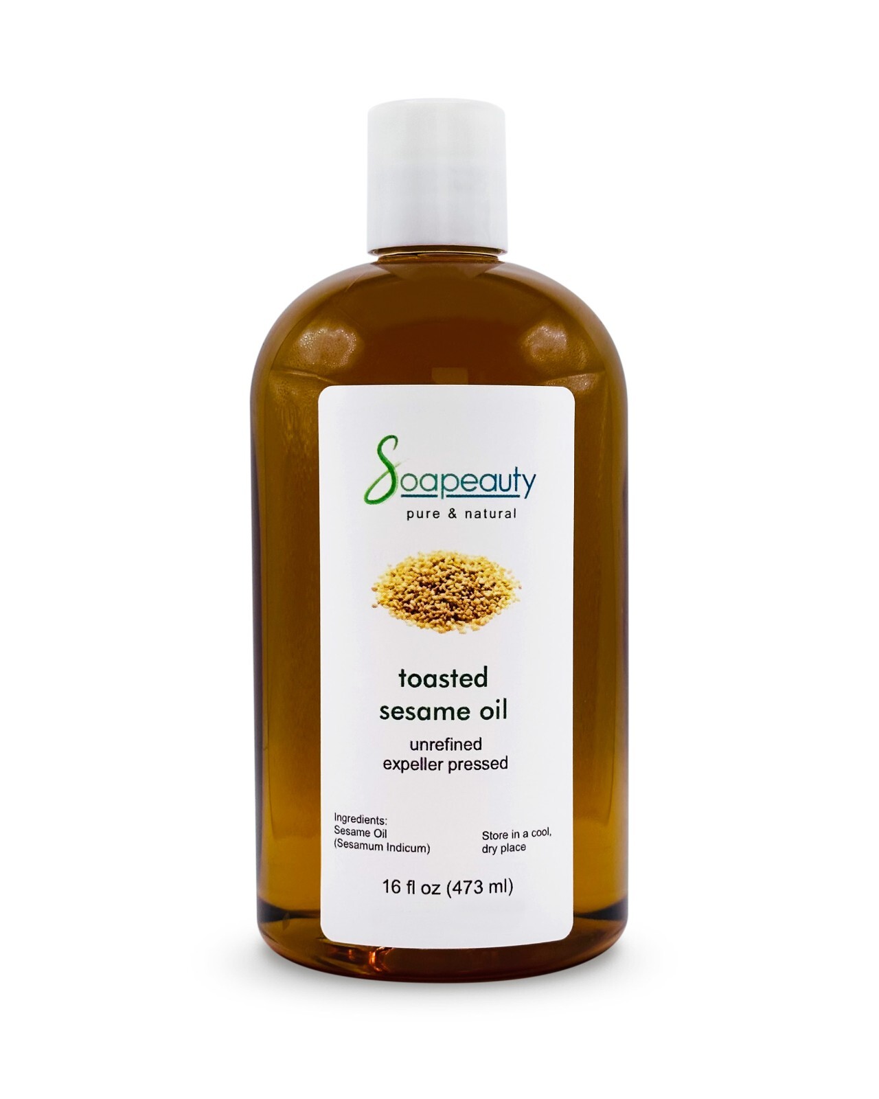Sesame Oil Toasted 100% Pure and Natural by Soapeauty Various Sizes