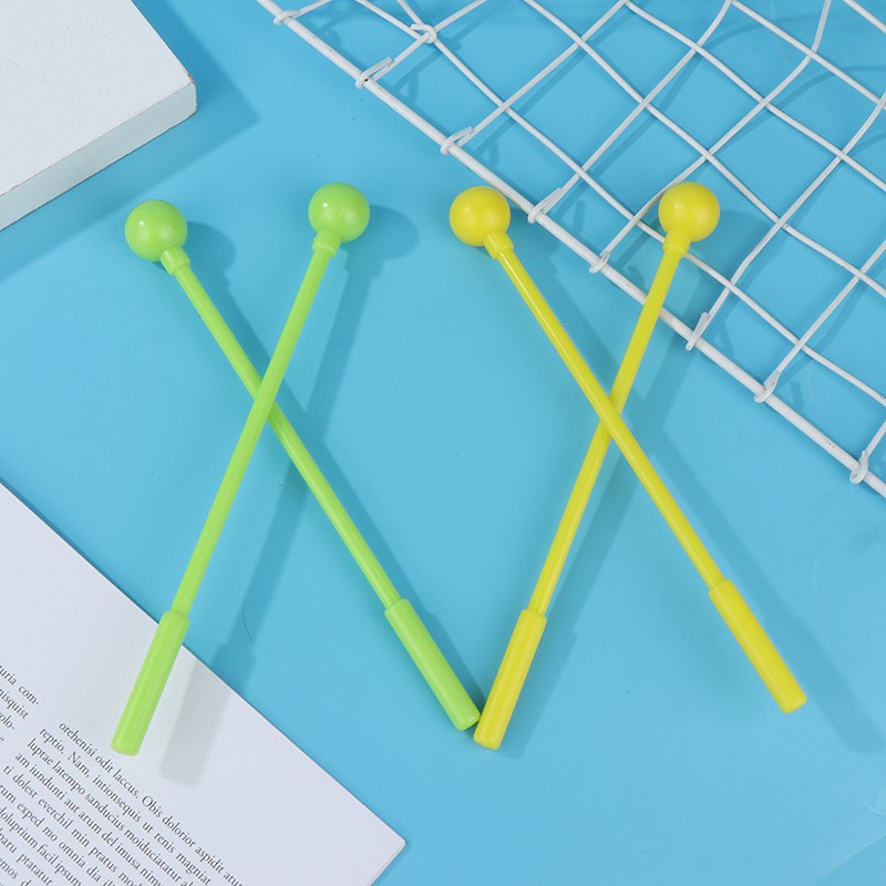 2Pcs Percussion Drum Sticks Mallets Plastic Instrument Kids Toys Accessories