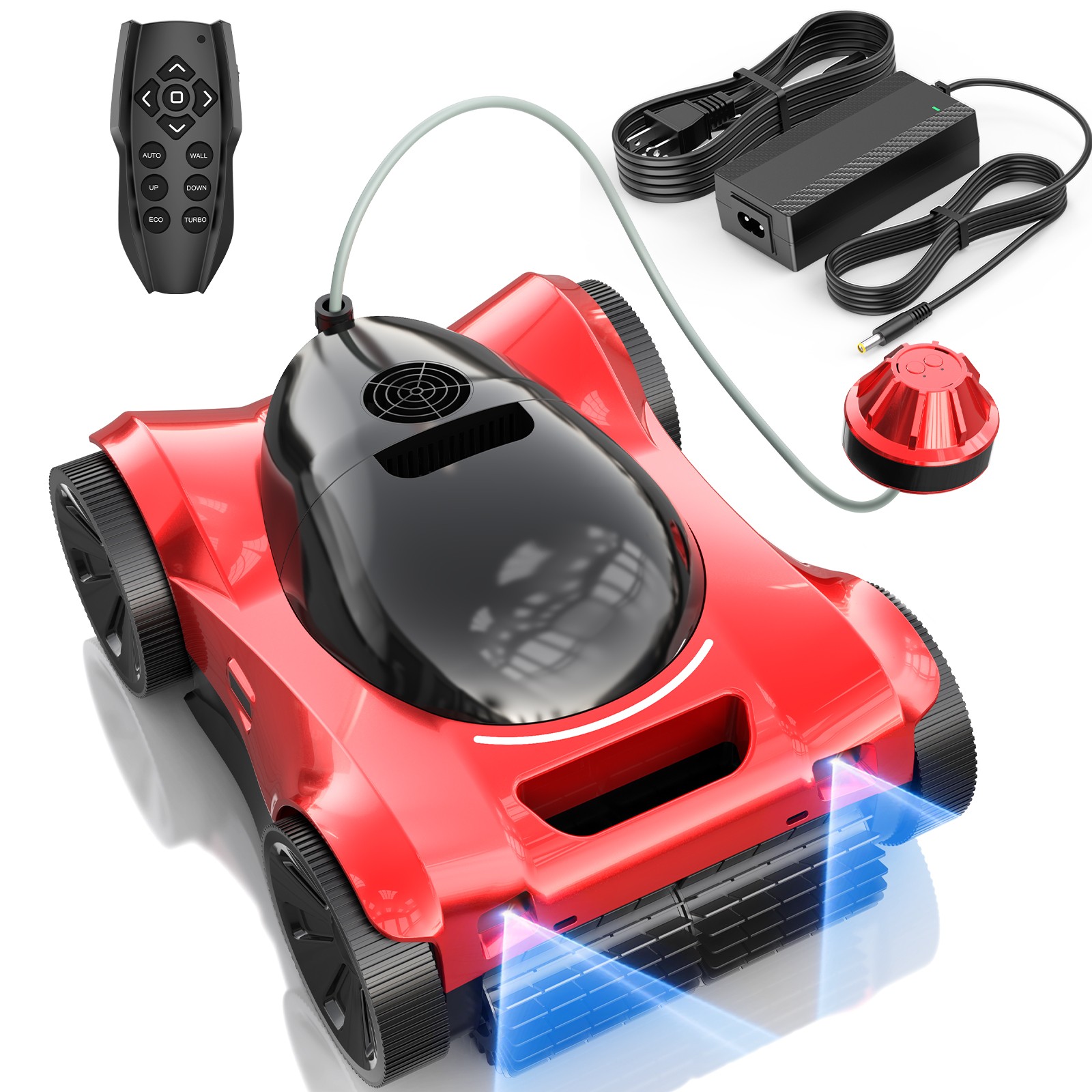 Smart Auto Pool Vacuum Cleaner Robot Robotic Pool Cleaner 10400mAh WiFi Operated