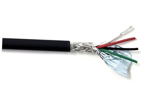 4C 18AWG AMSB Shielded Cable Wire (UL2464) - Highly Flexible Str 18AWG 4C 25ft