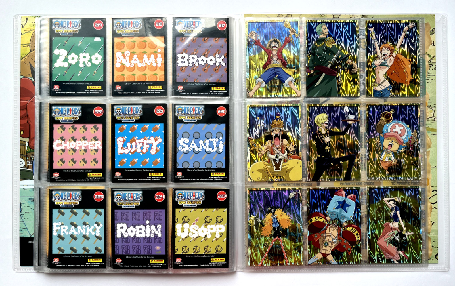 2022 ONE PIECE EPIC JOURNEY Cards - Full Set 234/234 Panini Monkey D. Luffy