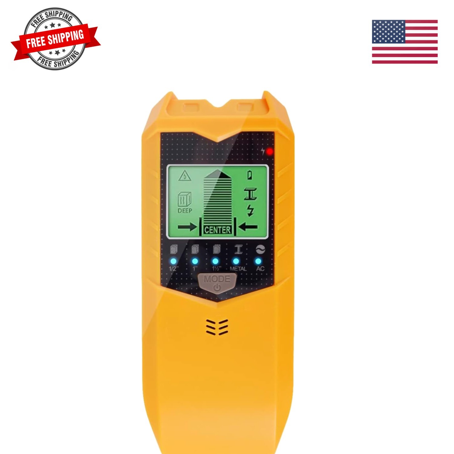 Stud Finder Wall Scanner, 5 in 1 Electronic Stud Sensor, Metal Detector Wall ...