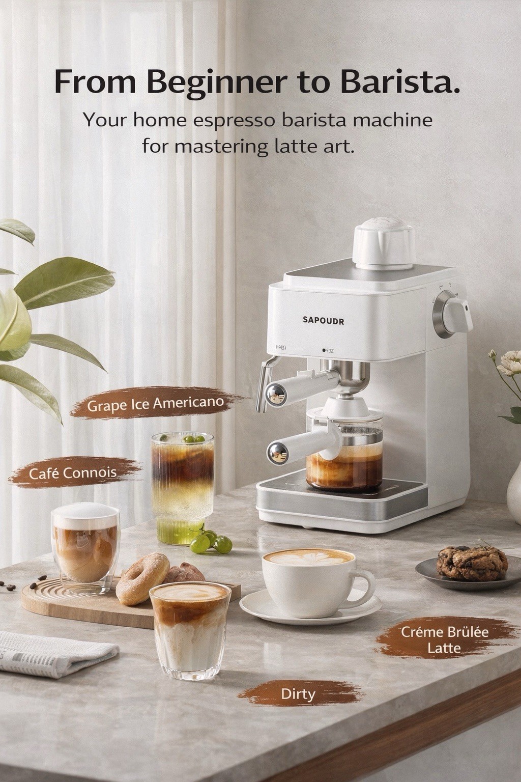 SAPOUDR EA09 Coffee/Expresso Machine