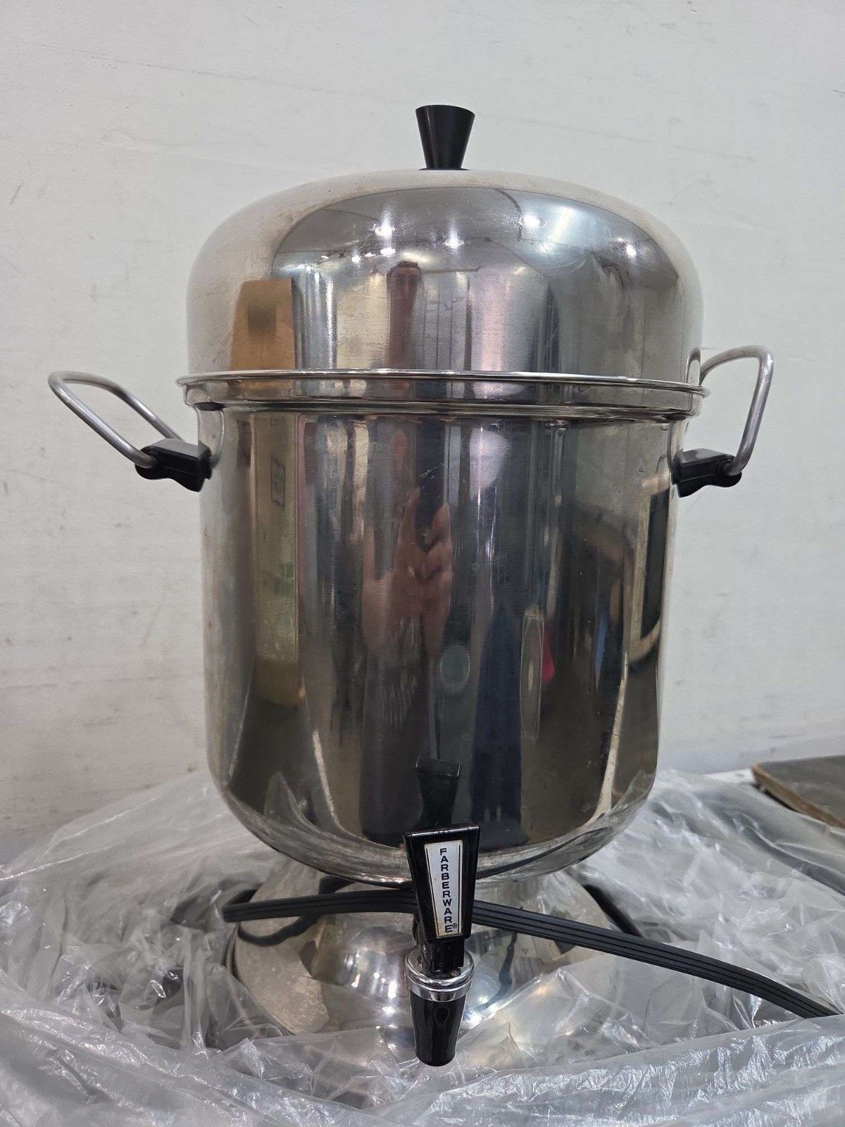 Farberware Super Fast Stainless Steel Coffee Urn Percolator 12-55 Cup Tested