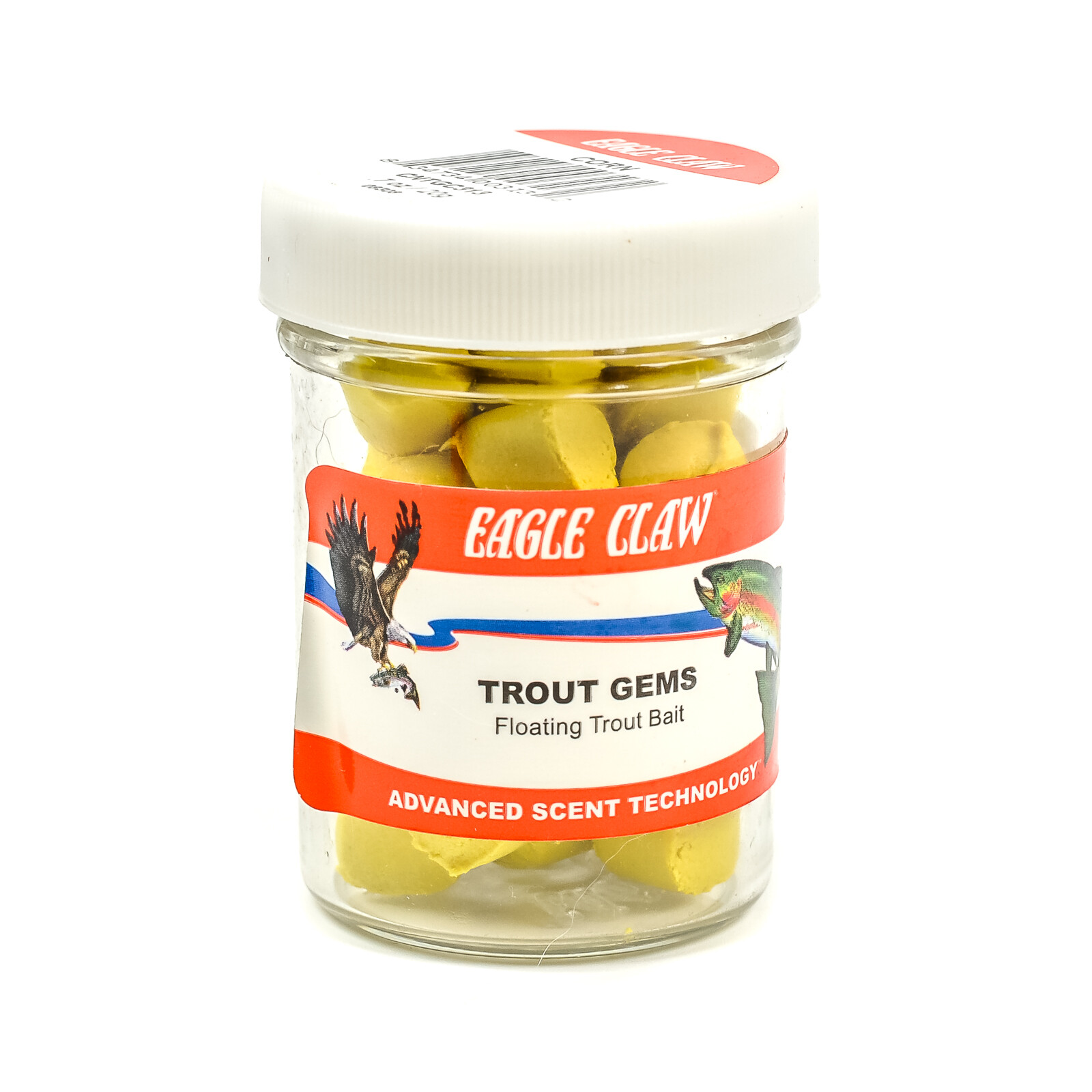 EAGLE CLAW Trout Gems Floating Nuggets Dough Bait 20g - CORN