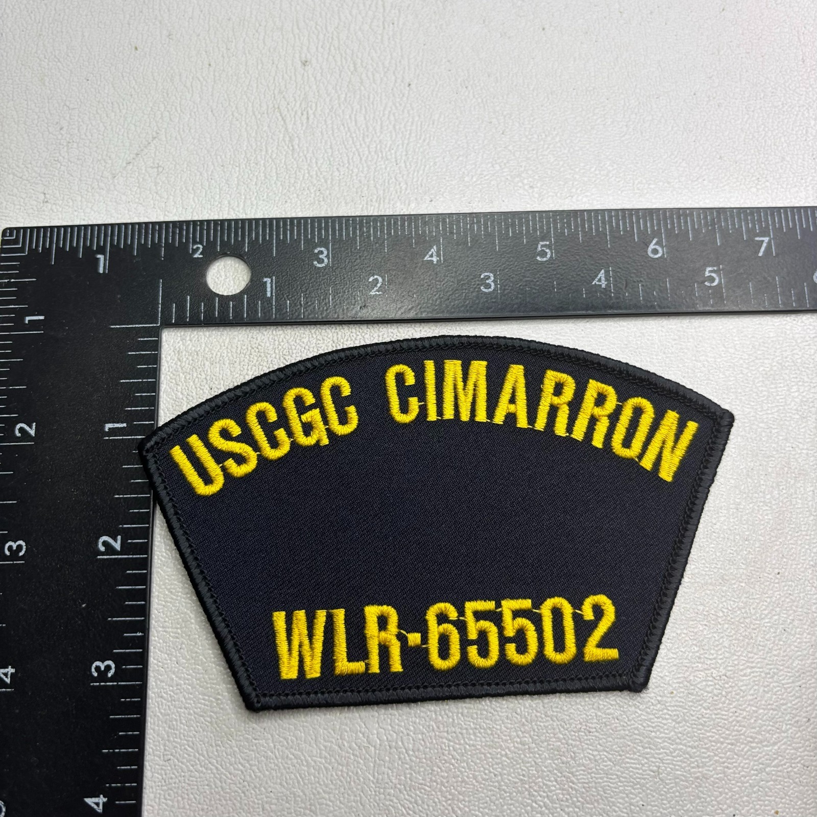 US COAST GUARD USCGC CIMARRON WLR-65502 Hat Patch C61S