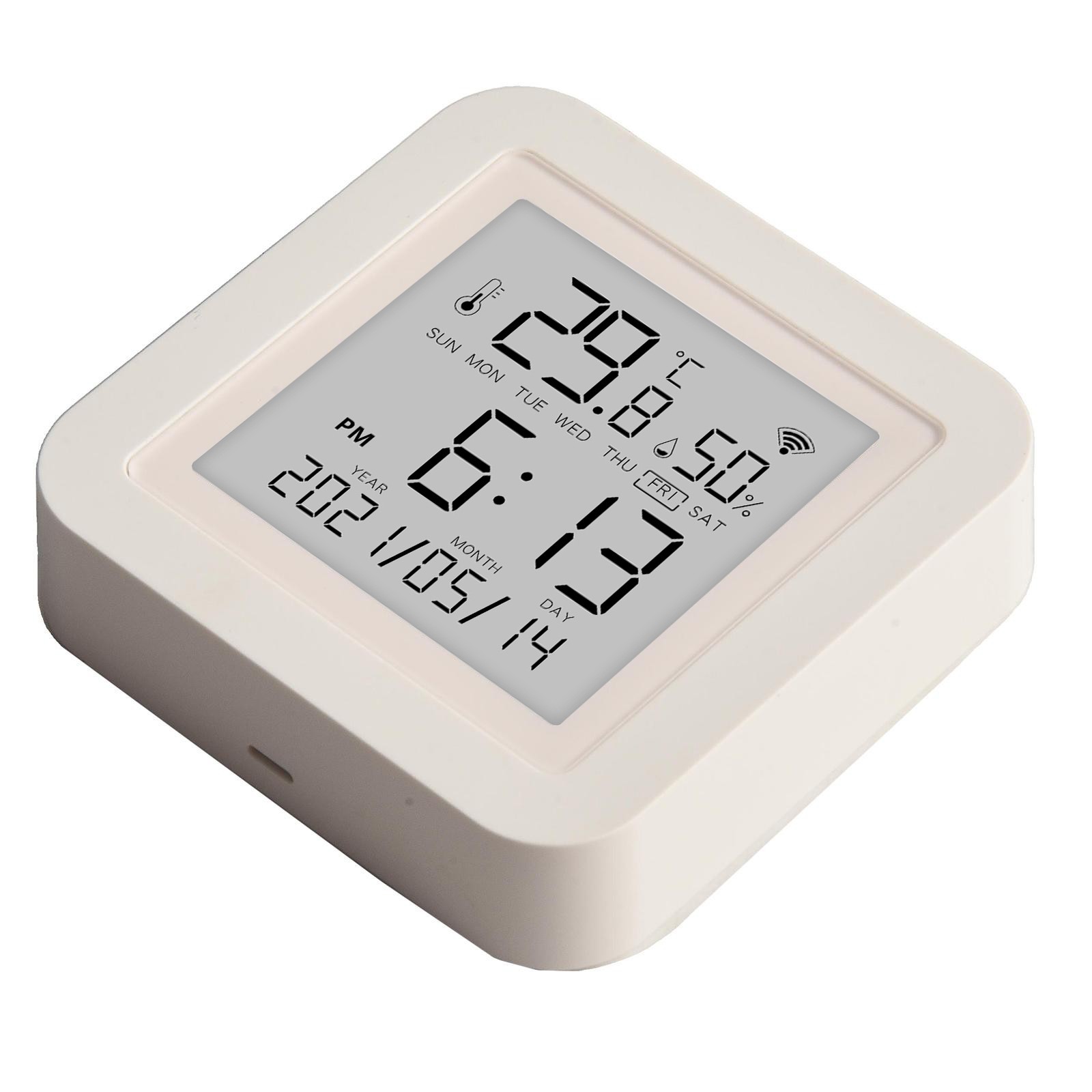 Smart WiFi Thermometer with Offline Functionality Alerts via App Notifications
