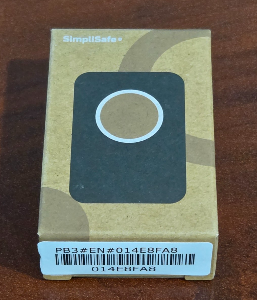 SimpliSafe Home Security System Panic Button Model PB3 White NEW Gen3 Third Gen
