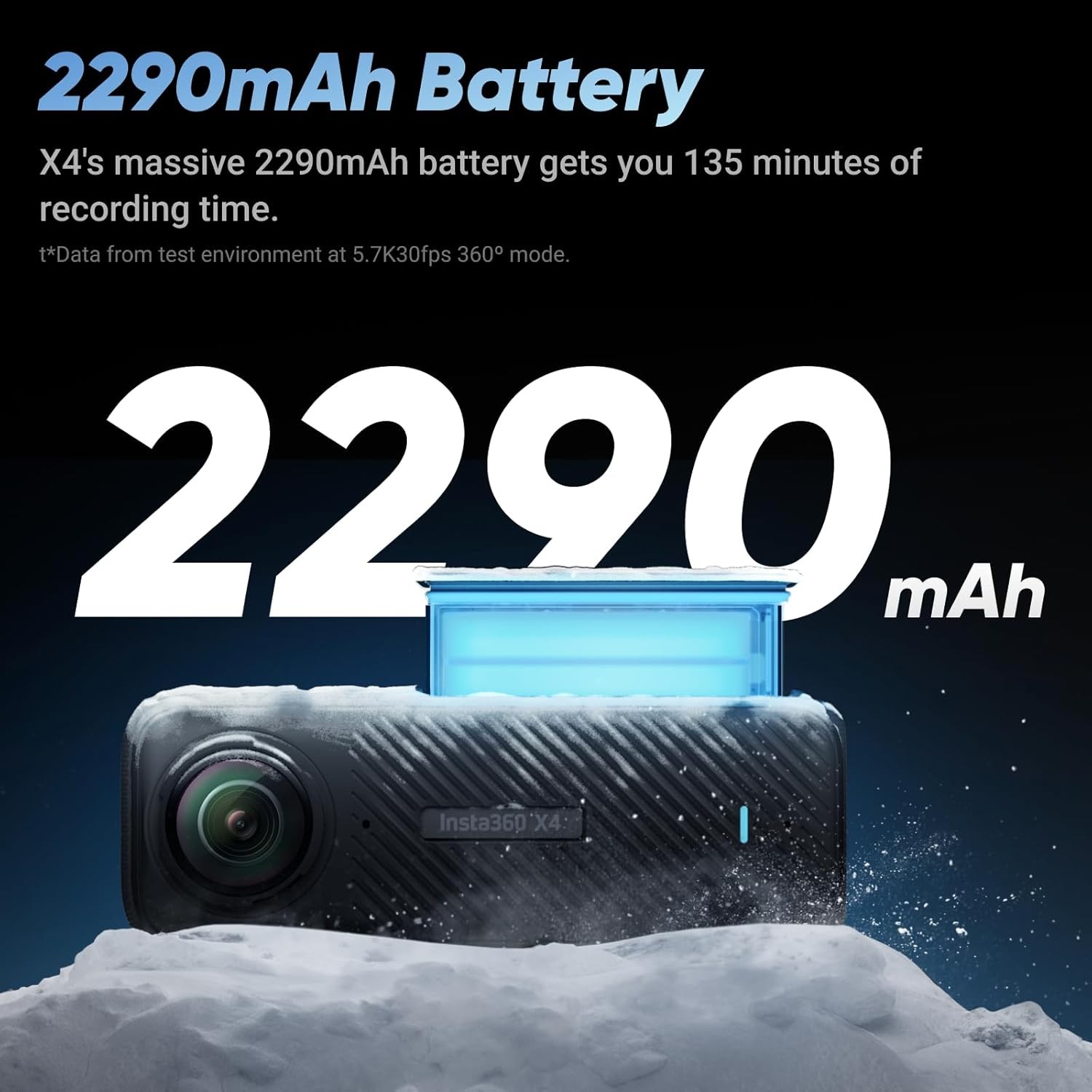 Insta360 X4 8K Waterproof 360 Action Camera 4K Wide Angle Video